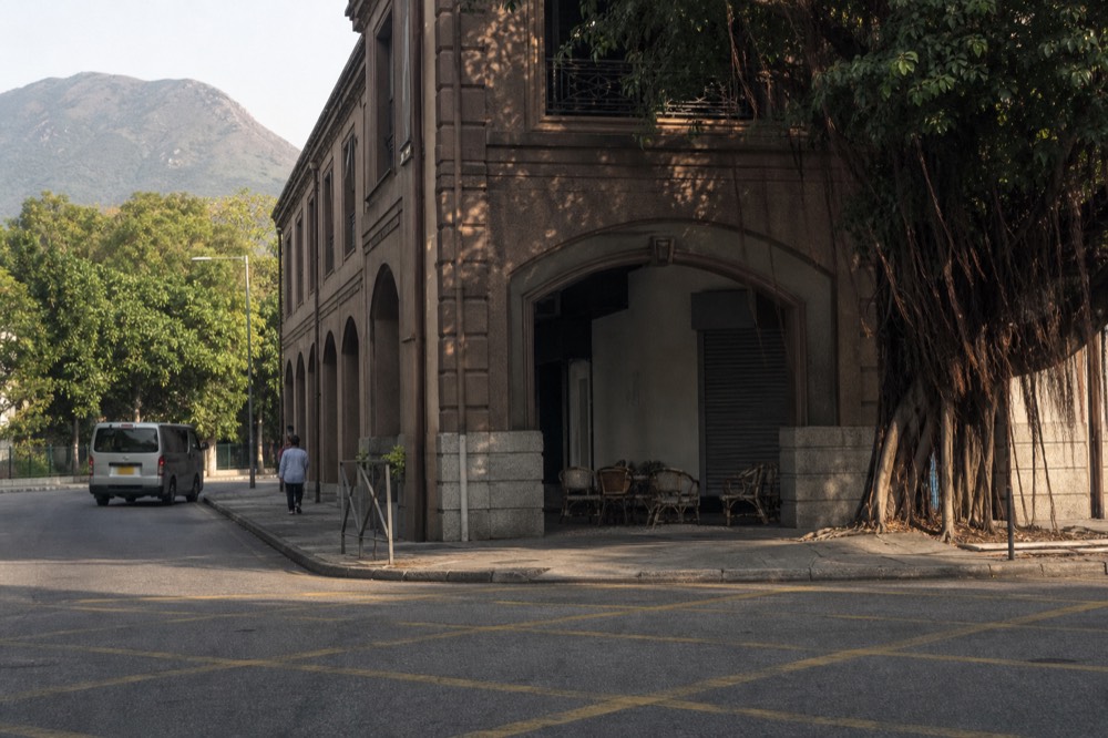 Historic building in Central Hong Kong, no text, no logos, no people