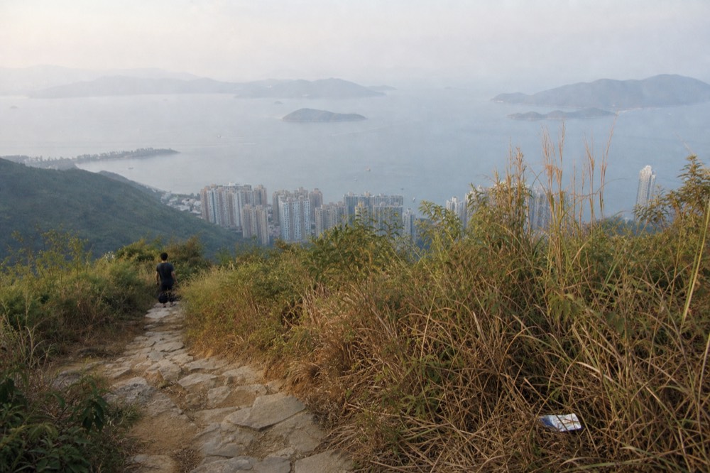 View of the South China Sea from the Lantau Trail, no text, no logos, no people